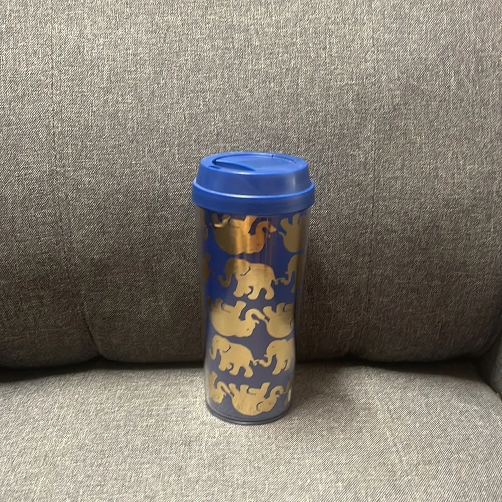 Lilly Pulitzer Tusk in Sun Navy Thermal Mug